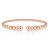 14K Rose Gold Bujukan Open Bangle