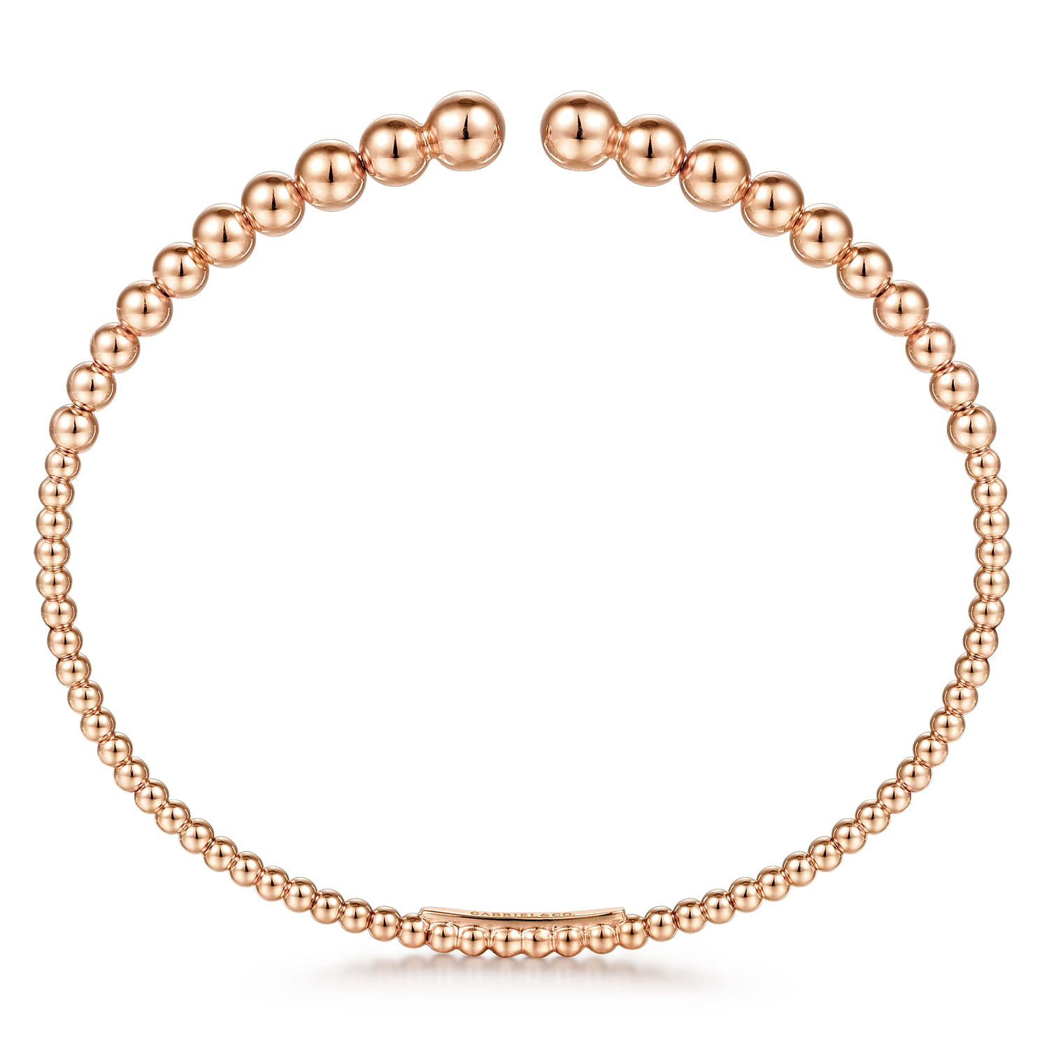 14K Rose Gold Bujukan Open Bangle - Shot 3