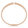 14K Rose Gold Bujukan Open Bangle