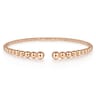 14K Rose Gold Bujukan Open Bangle