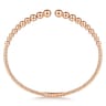 14K Rose Gold Bujukan Open Bangle