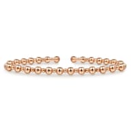 14K Rose Gold Bujukan Open Bangle