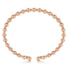 14K Rose Gold Bujukan Open Bangle