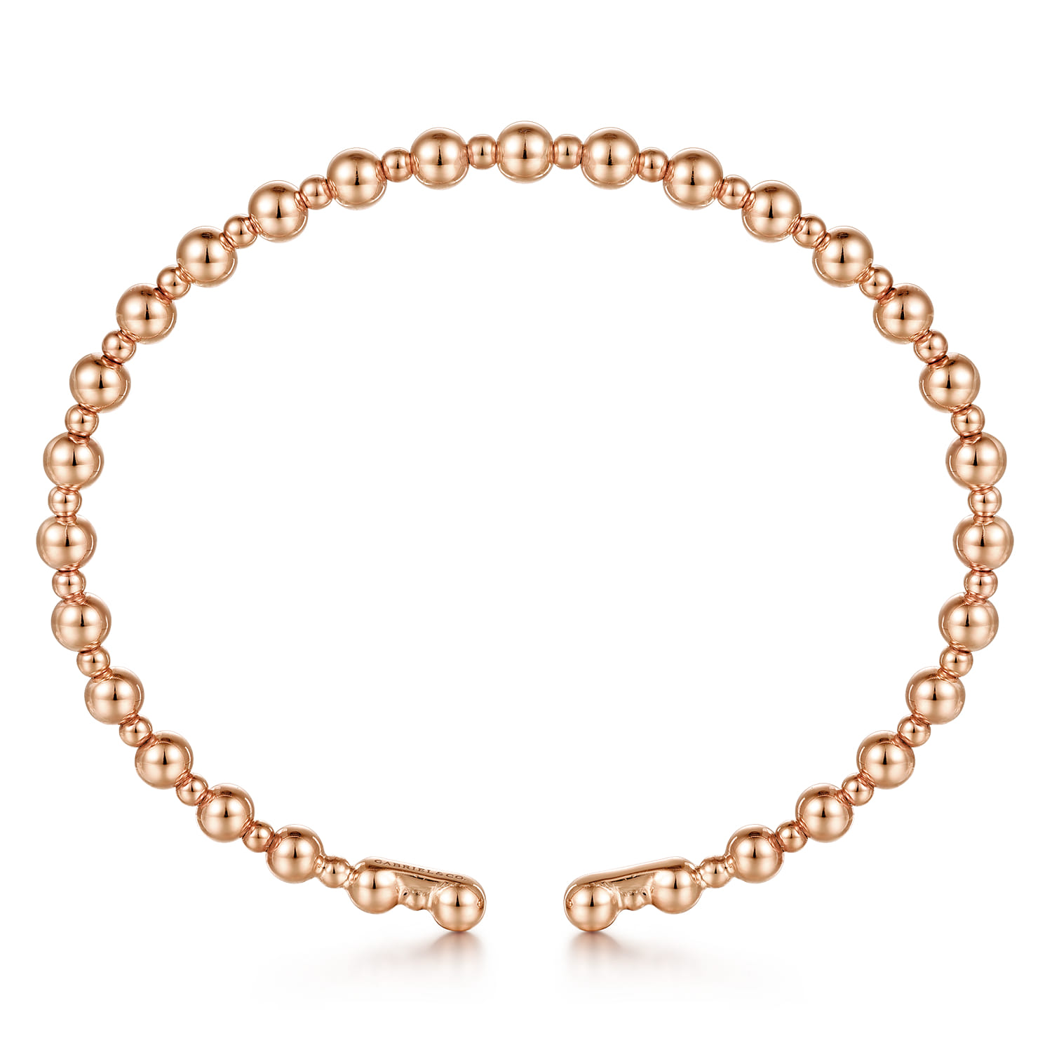 14K Rose Gold Bujukan Open Bangle - Shot 3