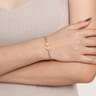 14K Rose Gold Bujukan Pearls Split Bangle