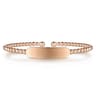 14K Rose Gold Bujukan Personalized Bangle