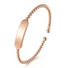 14K Rose Gold Bujukan Personalized Bangle
