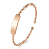 14K Rose Gold Bujukan Personalized Bangle