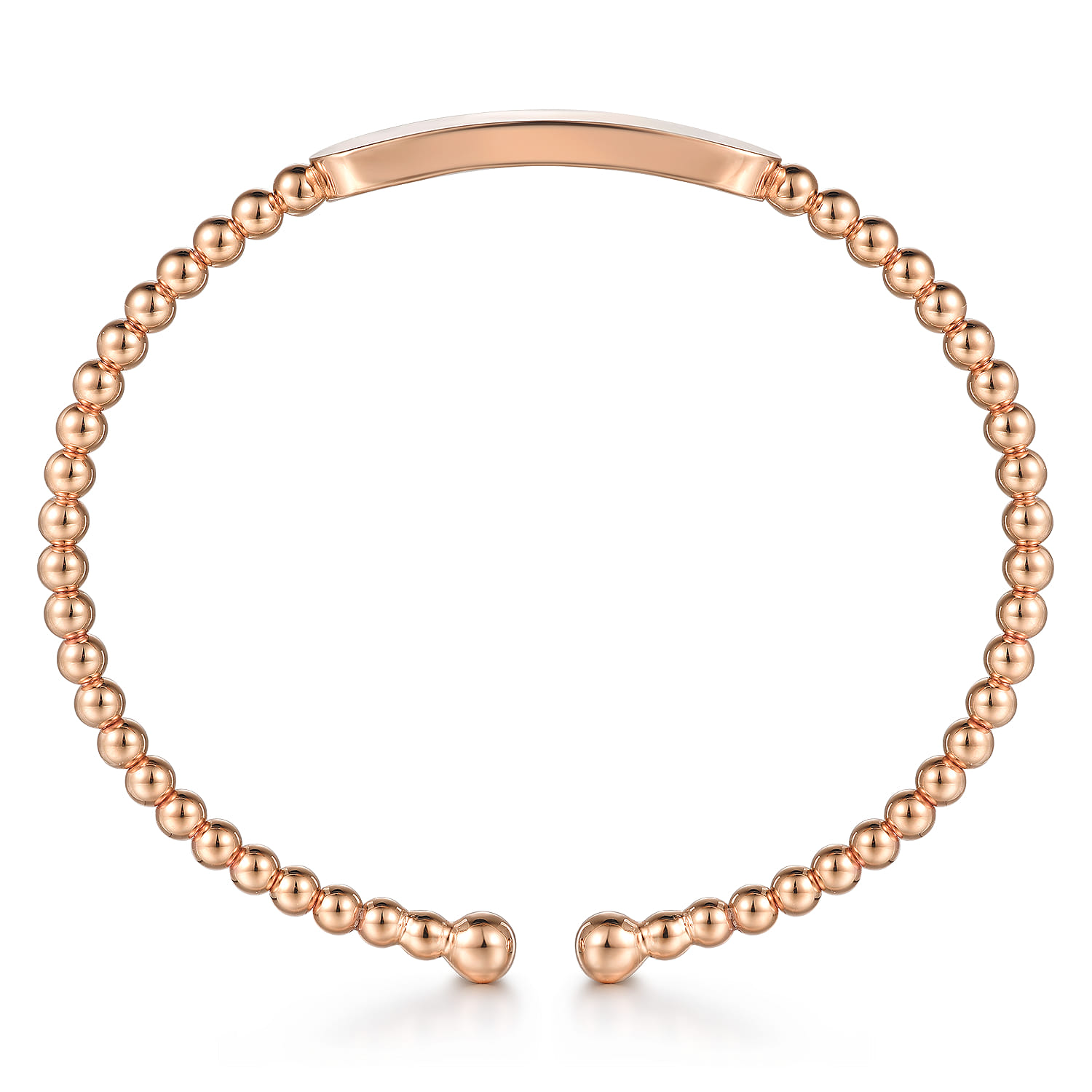 14K Rose Gold Bujukan Personalized Bangle - Shot 3