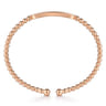 14K Rose Gold Bujukan Personalized Bangle