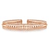 14K Rose Gold Bujukan Pyramid Bangle