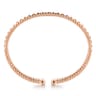 14K Rose Gold Bujukan Pyramid Bangle