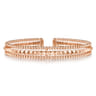 14K Rose Gold Bujukan Pyramid Bangle