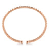14K Rose Gold Bujukan Pyramid Bangle