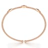 14K Rose Gold Bujukan Pyramid Stations Bangle