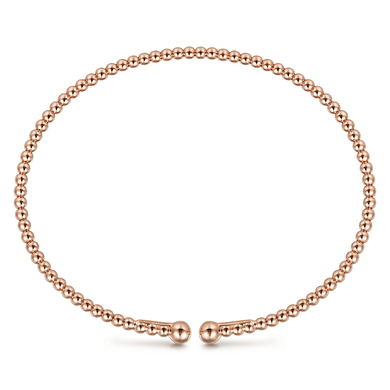 14K Rose Gold Bujukan Split Bangle - Shot 3