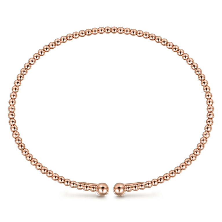 14K Rose Gold Bujukan Split Bangle - Shot 3