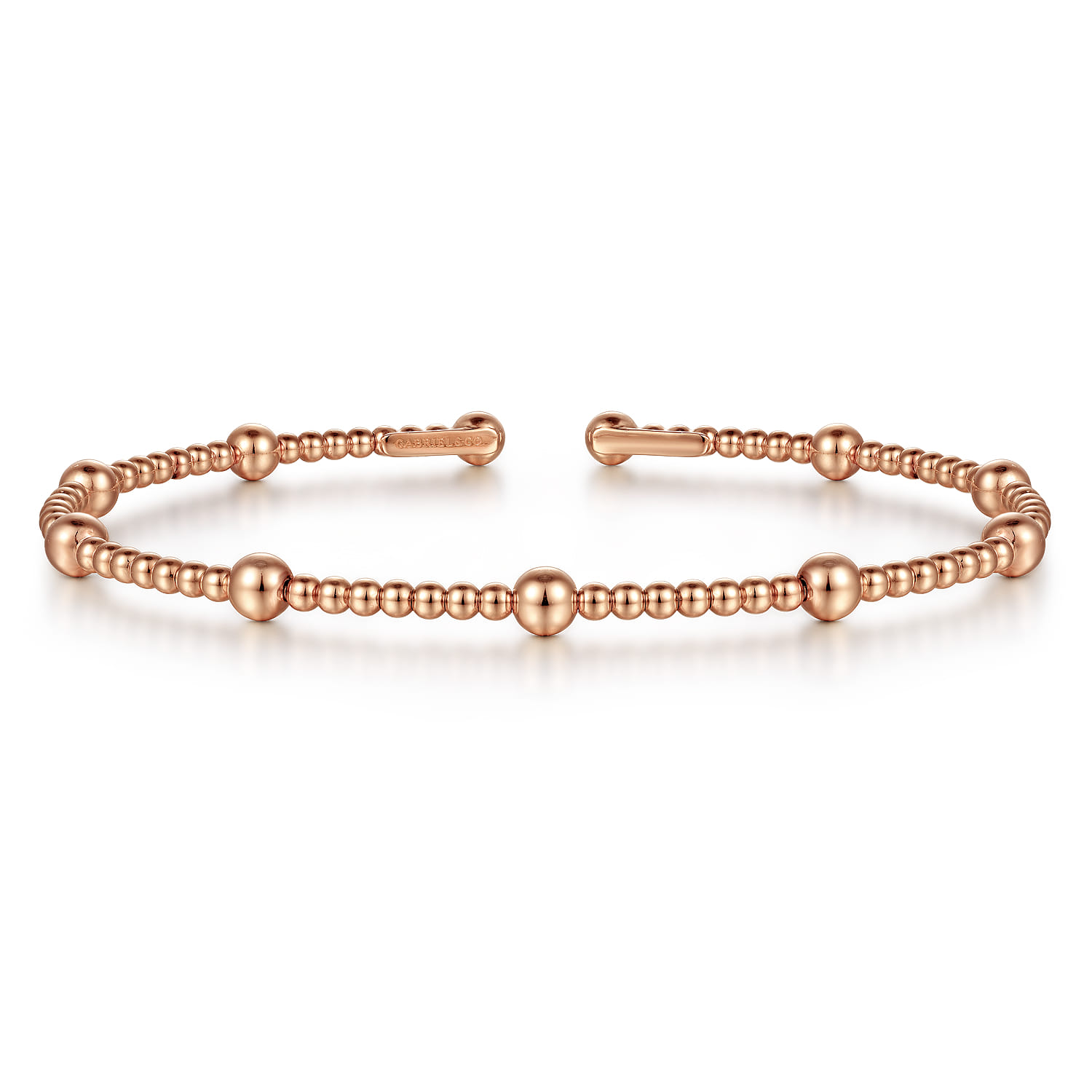 14K Rose Gold Bujukan Split Bangle - Shot 1