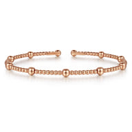 14K Rose Gold Bujukan Split Bangle