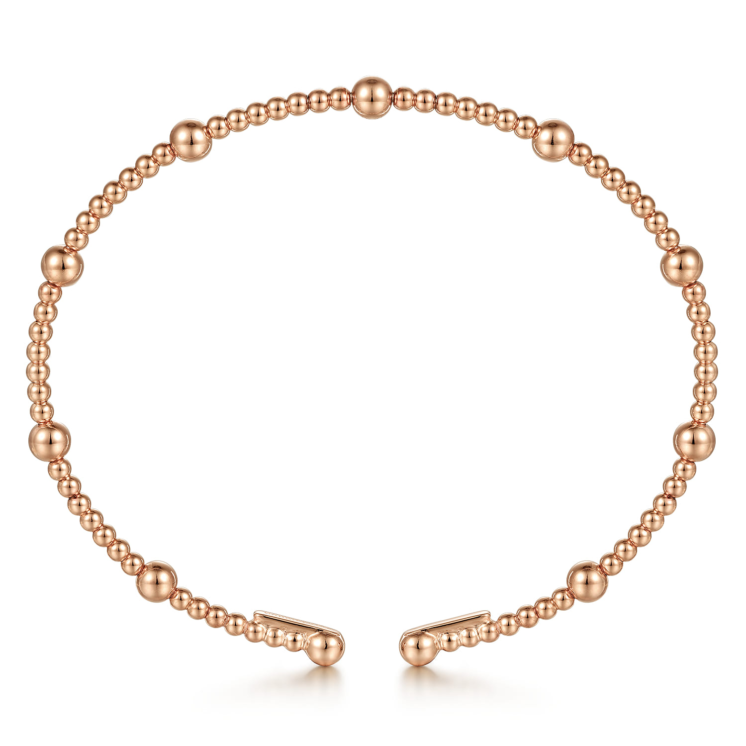 14K Rose Gold Bujukan Split Bangle - Shot 3