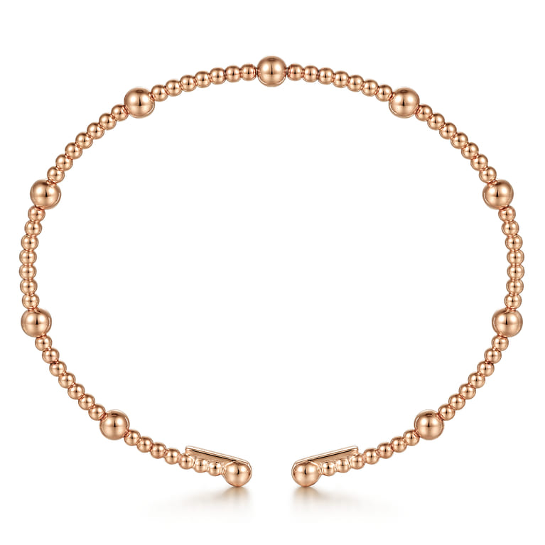 14K Rose Gold Bujukan Split Bangle - Shot 3