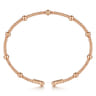 14K Rose Gold Bujukan Split Bangle