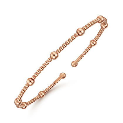 14K Rose Gold Bujukan Split Bangle