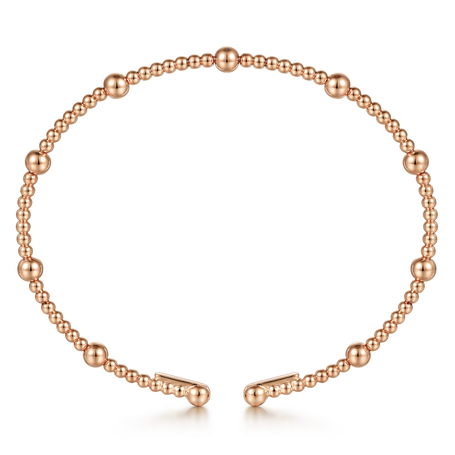 14K Rose Gold Bujukan Split Bangle - Shot 3