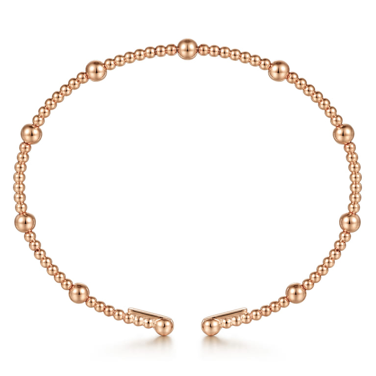 14K Rose Gold Bujukan Split Bangle - Shot 3