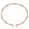 14K Rose Gold Bujukan Split Bangle