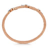14K Rose Gold Bujukan Wrap Diamond Bangle - 0.7 ct