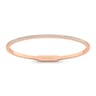14K Rose Gold Diamond Bangle - 1.25 ct