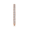 14K Rose Gold Diamond Ladies Stackable Ring - 0.45 ct