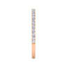 14K Rose Gold Diamond Matching Wedding Band - 0.27 ct