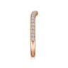 14K Rose Gold Diamond Matching Wedding Band
