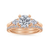 14K Rose Gold Diamond Matching Wedding Band - 0.34 ct