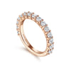 14K Rose Gold Diamond Matching Wedding Band - 1.05 ct