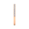14K Rose Gold Diamond Matching Wedding Band - 0.2 ct