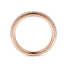14K Rose Gold Diamond Matching Wedding Band - 0.21 ct