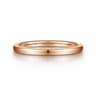14K Rose Gold Diamond Matching Wedding Band