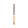 14K Rose Gold Diamond Matching Wedding Band - 0.25 ct