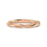 14K Rose Gold Diamond Matching Wedding Band
