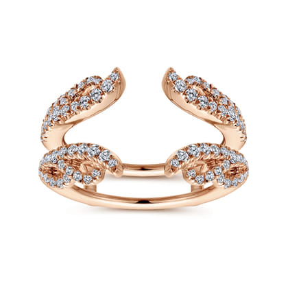 14K Rose Gold Diamond Ring Enhancer