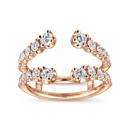 14K Rose Gold Diamond Ring Enhancer