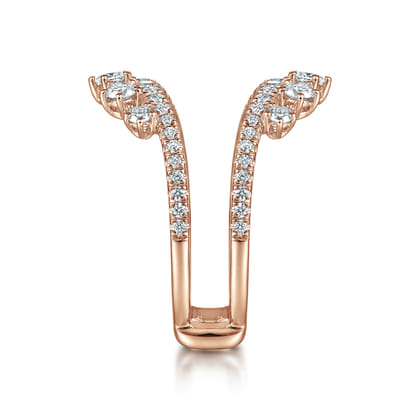 14K Rose Gold Diamond Ring Enhancer