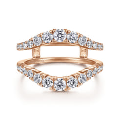 14K Rose Gold Diamond Ring Enhancer