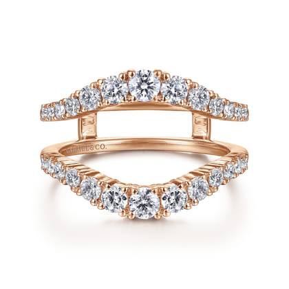 14K Rose Gold Diamond Ring Enhancer