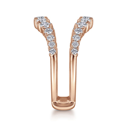14K Rose Gold Diamond Ring Enhancer