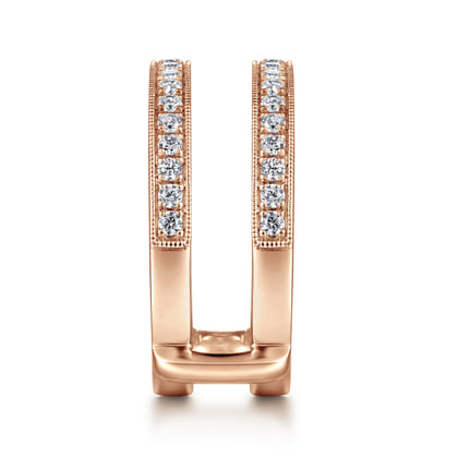 14K Rose Gold Diamond Ring Enhancer
