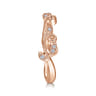 14K Rose Gold Diamond Wedding Band - 0.08 ct